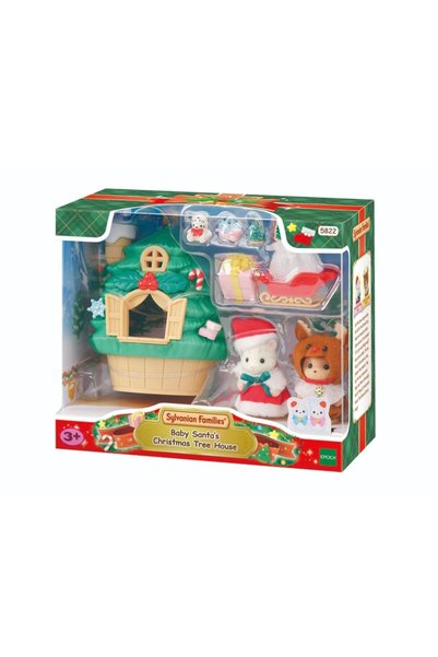 SYLVANIAN FAMILIES Baby Santa's Christmas Tree House- 5822