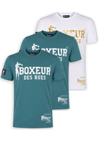 Boxeur Des Rues Мъжки тениски, комплект от 3 броя, Boxeur des Rues: 2 броя в ...