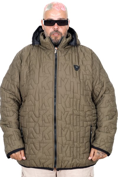 ModeXL Mode XL Erkek Büyük Beden Mont Kapşonlu U25704