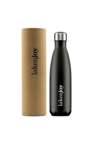 LAKEN Steel 18/8 Lakenjoy Thermos Bottle 0.50L - Black