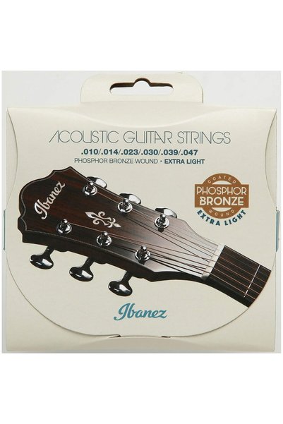 IBANEZ 6 String için Tel Seti - .010/.014/.023/.030/.039/.047 Fosfor/Bronz (IACSP61C)