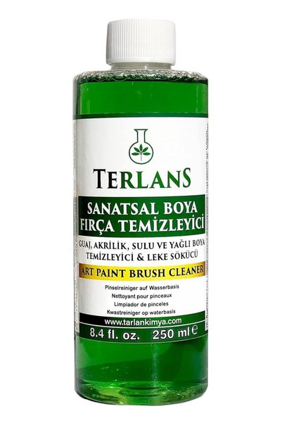 Terlans Artistic and Brush Cleaner 250 ml - Oil-Based and Cleaning Agent - Ar...