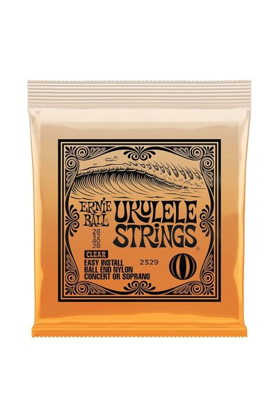 Ernie Ball Ukulele Ball End Şeffaf Naylon Ipler