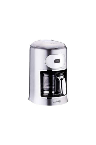 KORKMAZ Drippa Tek Tuşlu Inox Filtre Kahve Makinesi