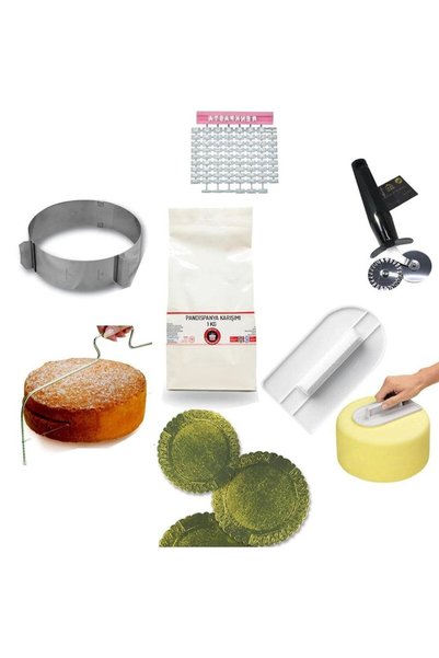 hobs مجموعة أدوات صنع الكيك