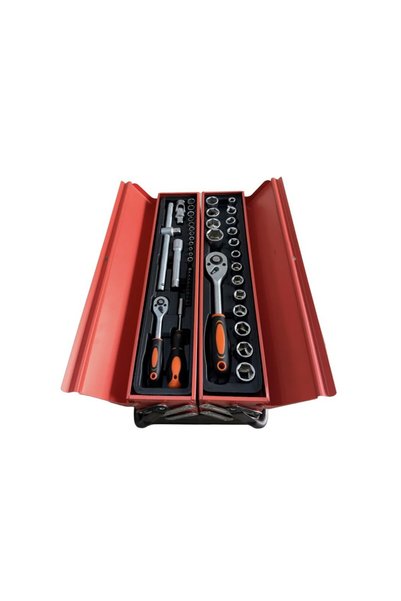 Genel Markalar 81 Parça Profesyonel Katlanabilir Metal Sandık Alet Takımı – 5...