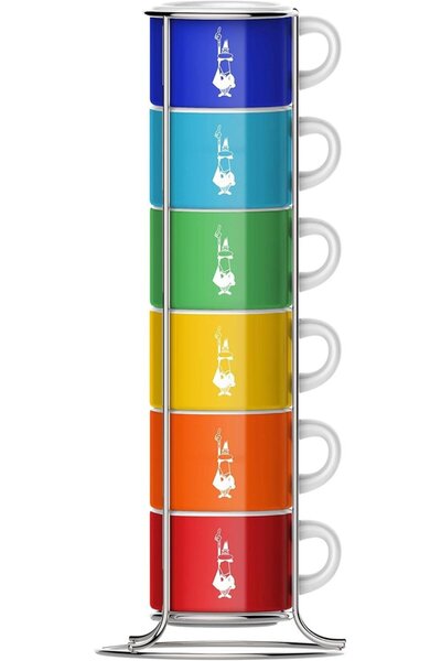 Bialetti - 6'lı İstiflenebilir Fincan Seti