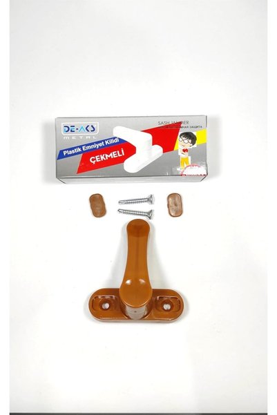 Bijutek Pvc Kapı Pencere Pimapen Çocuk Emniyet Kilidi Hırsız Güvenlik Mandalı Plastik (5 Adet) (Açık