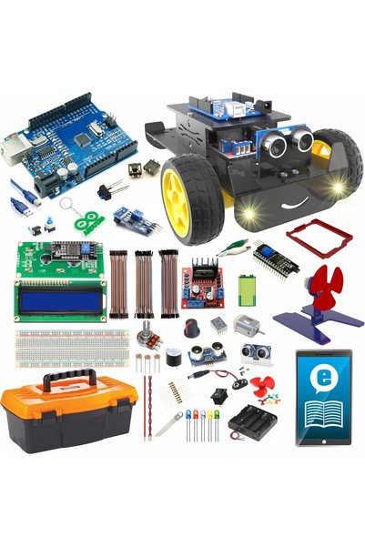 Genel Markalar Arduino ile Uyumlu 2WD Robot Araba ve Süper İdeal Başlangıç Se...