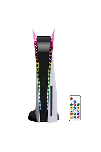 Genel Markalar YUANHOT LED RGB Işık Şeridi 5/PS5 ile Uyumlu İnce Disk ve Diji...