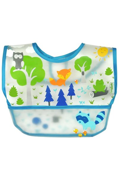 Green Sprouts I Play Baby 101361-251-25 Baby Bib (Pink, 9-18 Months)