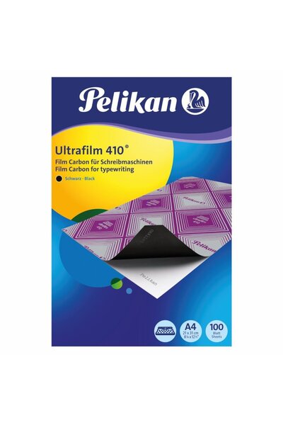 Pelikan 410 Ultrafilm Siyah Plastik Karbon(100Lü) - PL404483CRSI
