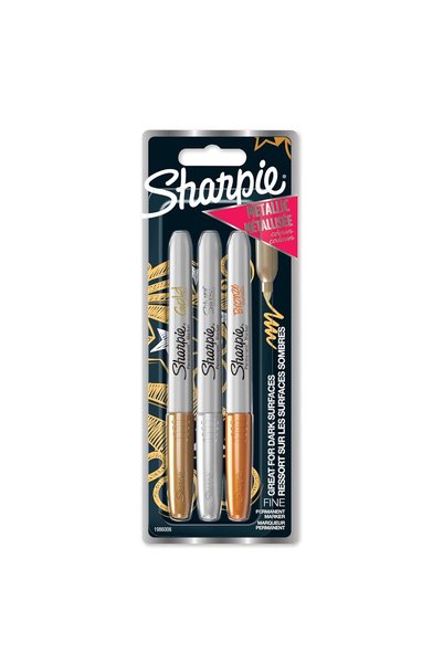 Sharpie معدني، مختلط 3-حزمة