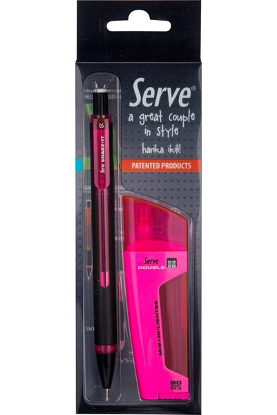 Serve -قلم رصاص ميكانيكي من فوس كلام آند شيك إت 05 بي إم بي، عبوة من قطعتين