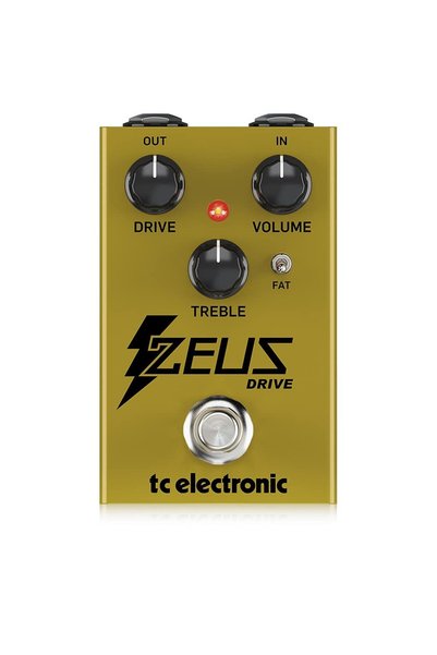 TC Electronic ZEUS DRIVE OVERDRIVE Efsanevi Dinamik Overdrive Boost Pedalı, FAT Mod Anahtarı ve İste