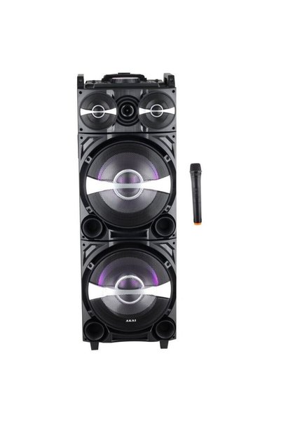 AKAI Boxa portabila DJ-222 cu Bluetooth, Efect DJ, Trolley