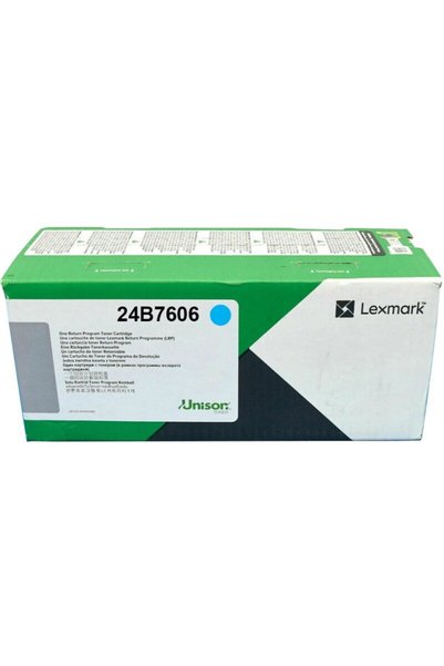 Lexmark Toner 24B7606, 12.000 de pagini, Program de returnare cyan