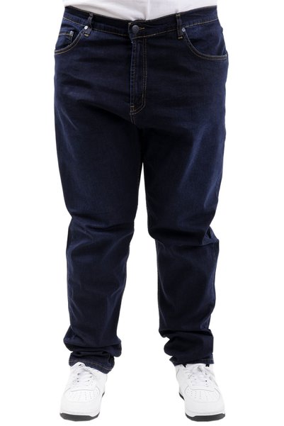ModeXL Ανδρικό τζιν παντελόνι Mode XL Plus Size Classic NEPTN 24900 Navy Blue