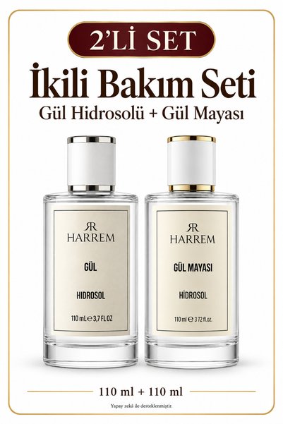 Harrem Gül Suyu & Gül Mayası Suyu Seti