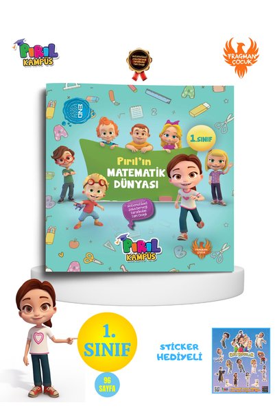 TRT ÇOCUK PIRIL KAMPÜS Pırıl’ın Matematik Dünyası | 1. Sınıf Kademeli Matemat...