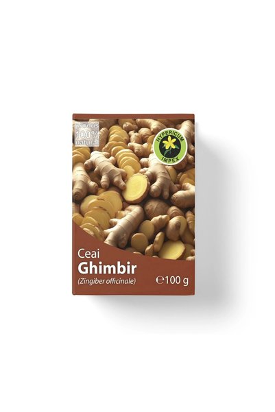 HYPERICUM Ceai de ghimbir Hypericum, supliment alimentar din rizomi uscati de...