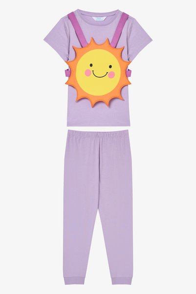 Penti Girl's Sun Lilac Pajama Set