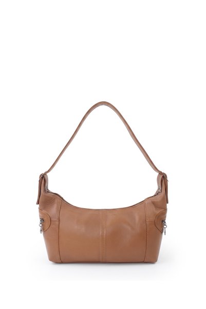 Rosso Collina Genuine Leather Women's Shoulder Bag – Pisa Model Tan |   Real ...