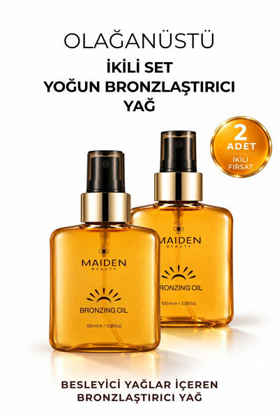 Maiden Beauty Extraordinary Bronzing Oil (2X100 ml)
