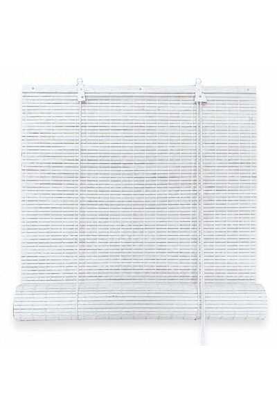 KOÇTAŞ Stilera Ahşap Stor Perde Beyaz 60X180 Cm