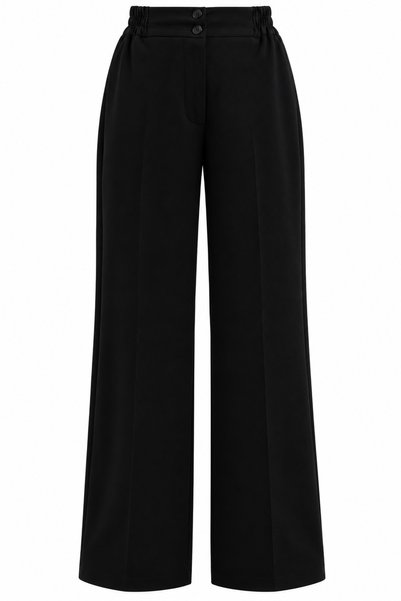 Zelish My Sister Black elastic side pants
