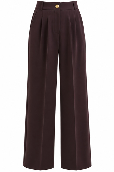 Zelish My Sister Coffee wide leg pants