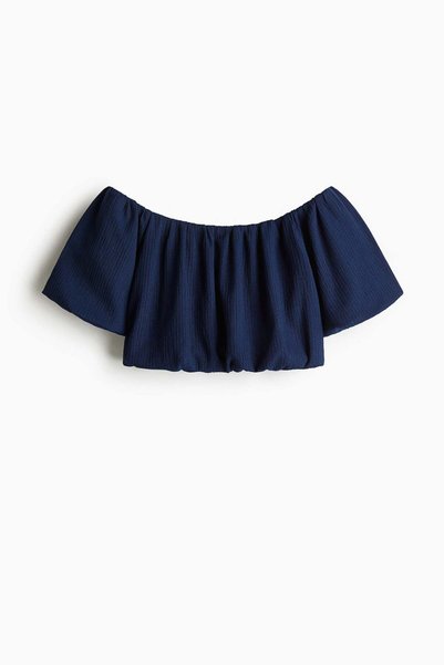 H&M Cropped off-the-shoulder top