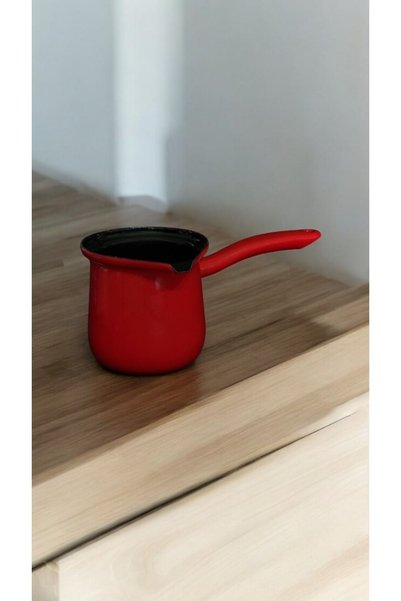 emaye market Enamel Coffee Pot 500ml Red