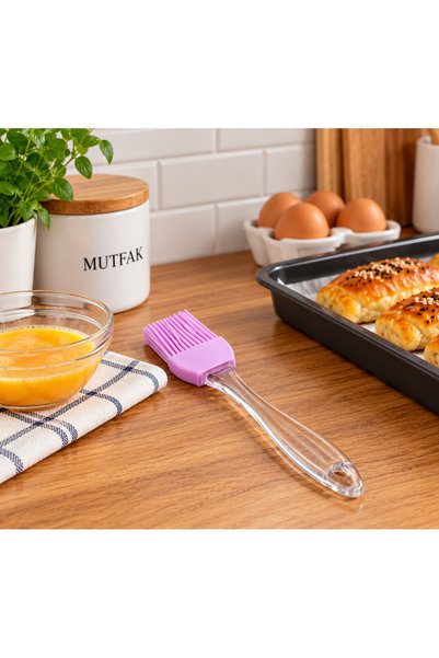 YDGR Silikon Yağlama Ve Yumurta Sürme Hamur Fırçası 17 cm