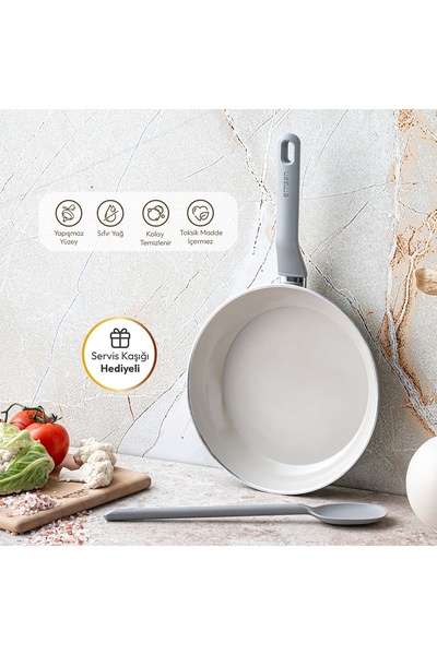 Emsan Swiss Cyrstal RS Tava Gri 26 cm