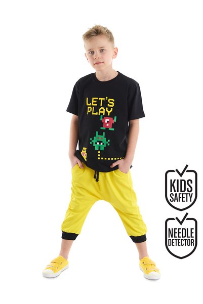 MSHB&G Lets Erkek Çocuk T-shirt Kapri Şort Takım