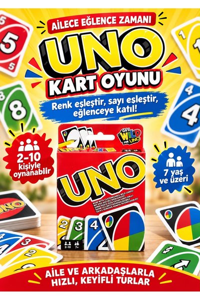 Pembe Pasaj Uno Oyun Kartları Uno Cards