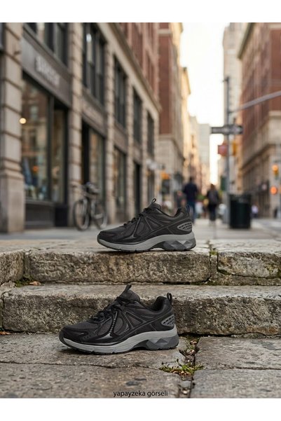 Lescon Altus Easystep Sports Shoes Black Smoke