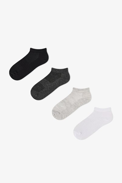 Penti Boy's Simple Colors 4-Pack Booties Socks