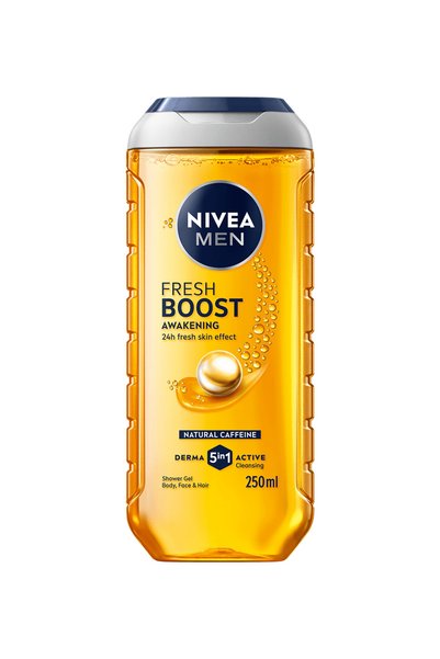 Nivea Men Men Active Energy Shower Gel with Guarana Extract, 250 ml