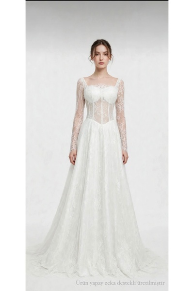 GÖKŞİN MODA French Lez Dante Wedding Dress
