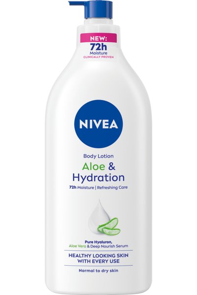 NIVEA Aloe Vera Body Lotion, 48h Moisture, 625 ml