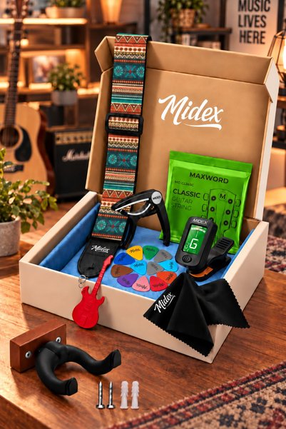 Midex Cl-20-Pak Special Design Classical Guitar Accessory Set