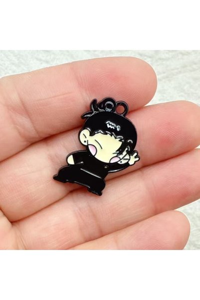 Choice10 Silver Plated 10Pcs/lot Cute Japanese Anime Enamel Charms Pendant fo...
