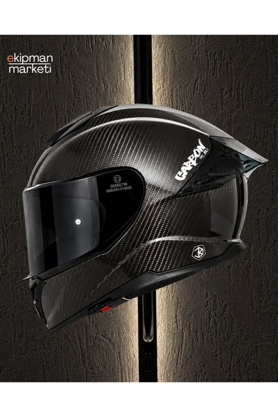 Sway SW 861 CARBON Gloss Black Full Face Kask
