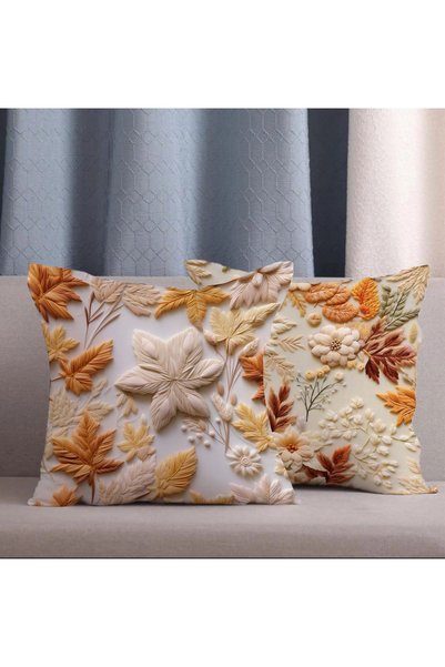 Alkan Homes 2-Piece Combination Double-Sided Punch Embroidery Pattern Appeara...