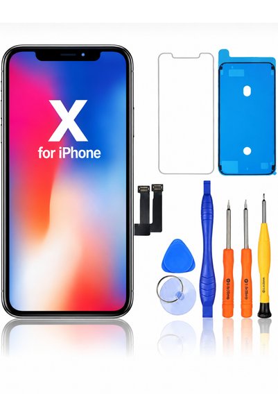 Beruflic İphone X Lcd Ekran Dokunmatik Tamir Seti Hediyeli Hd GÖrünütü Kalitesi