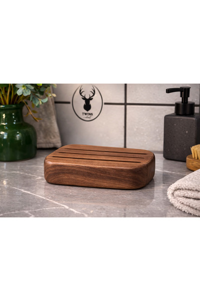 Home Ceviz ağacı Ahşap sabunluk