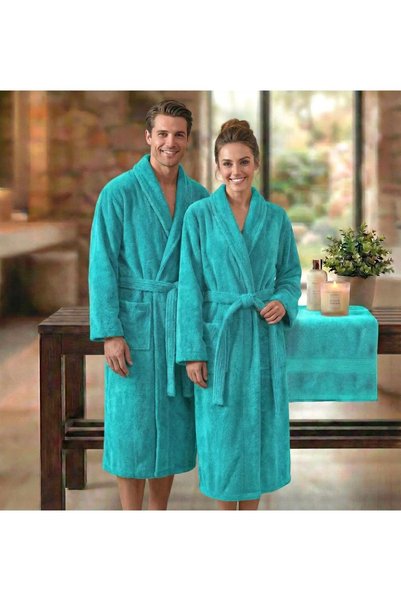 Ralex Halat de baie și SPA Hotel cu guler Kimono Velur 100% Bumbac, unisex XX...