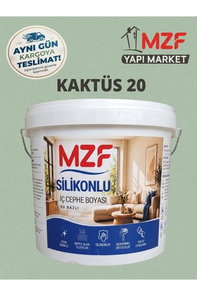 MZF Silikonlu Silinebilir Su Bazlı İç Cephe Boyası